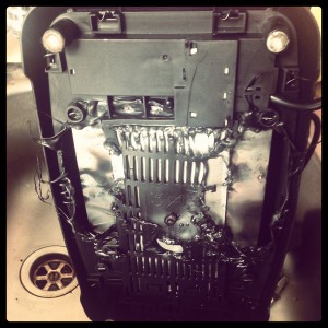 Burned out toaster